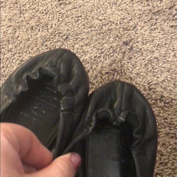 Tory Burch Miller flat black with silver accent - Picture 4 of 5